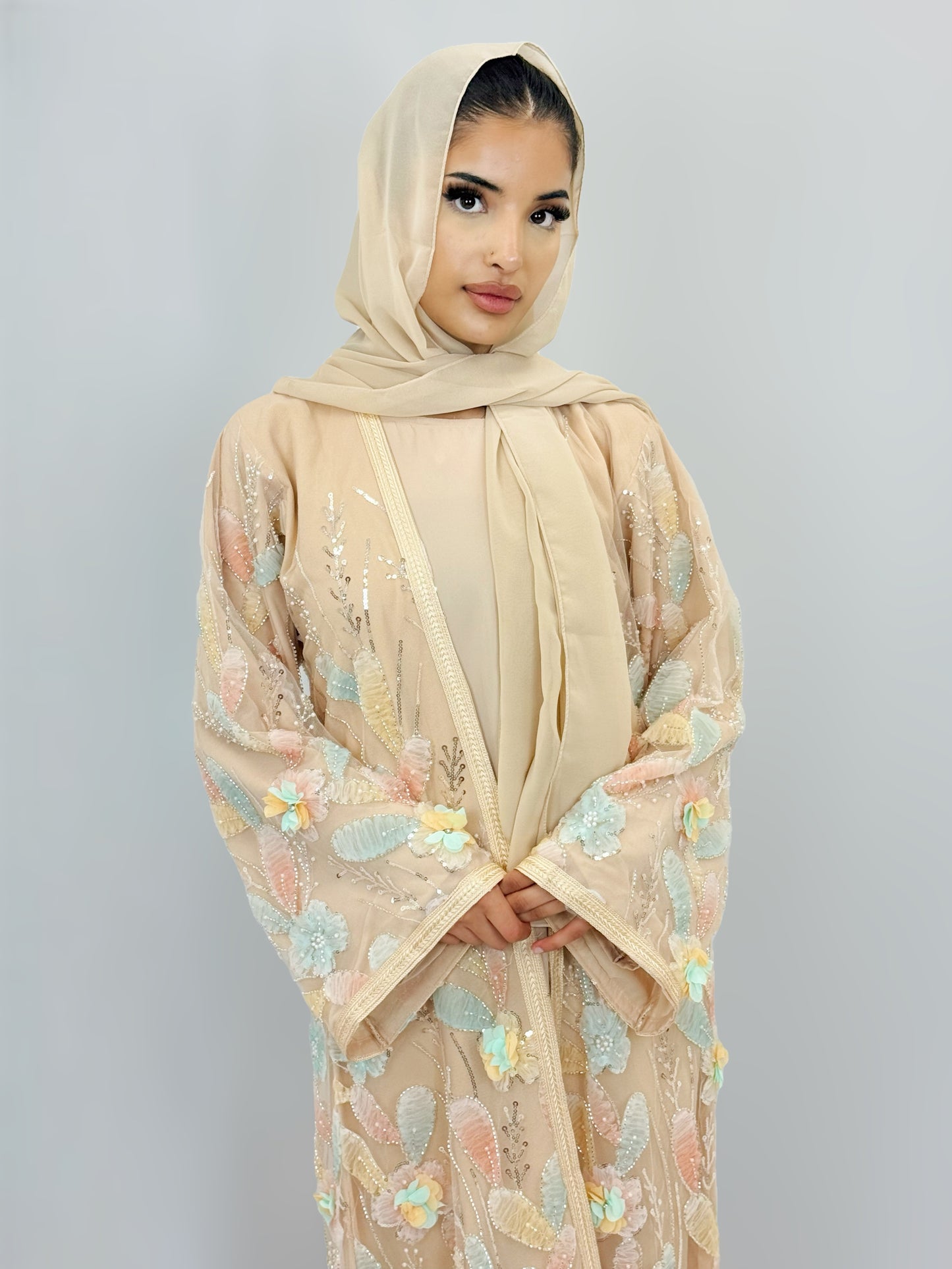 The Rifat Abaya (Beige)