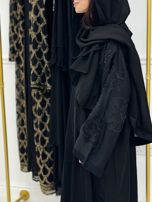 Crinkle Chiffon Abaya UK | Graceful Modest Wear | Hishma
