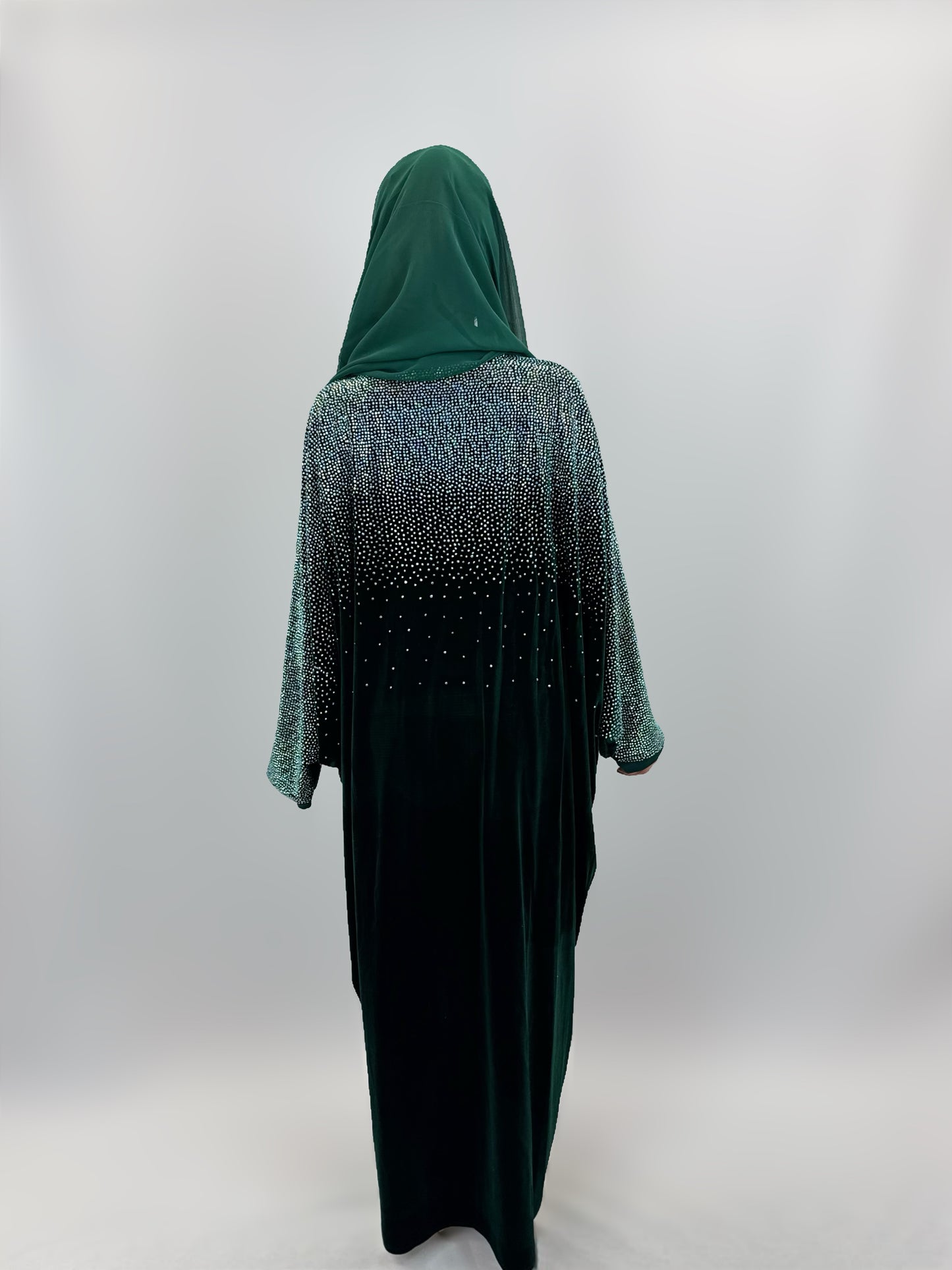 The Nora Abaya (Emerald Green)
