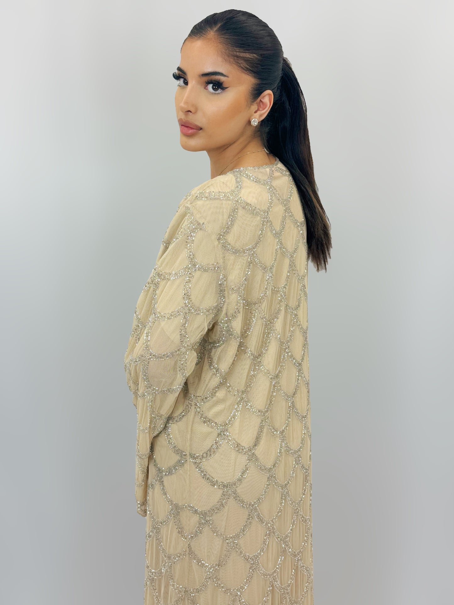 The Urwa Abaya (Beige)