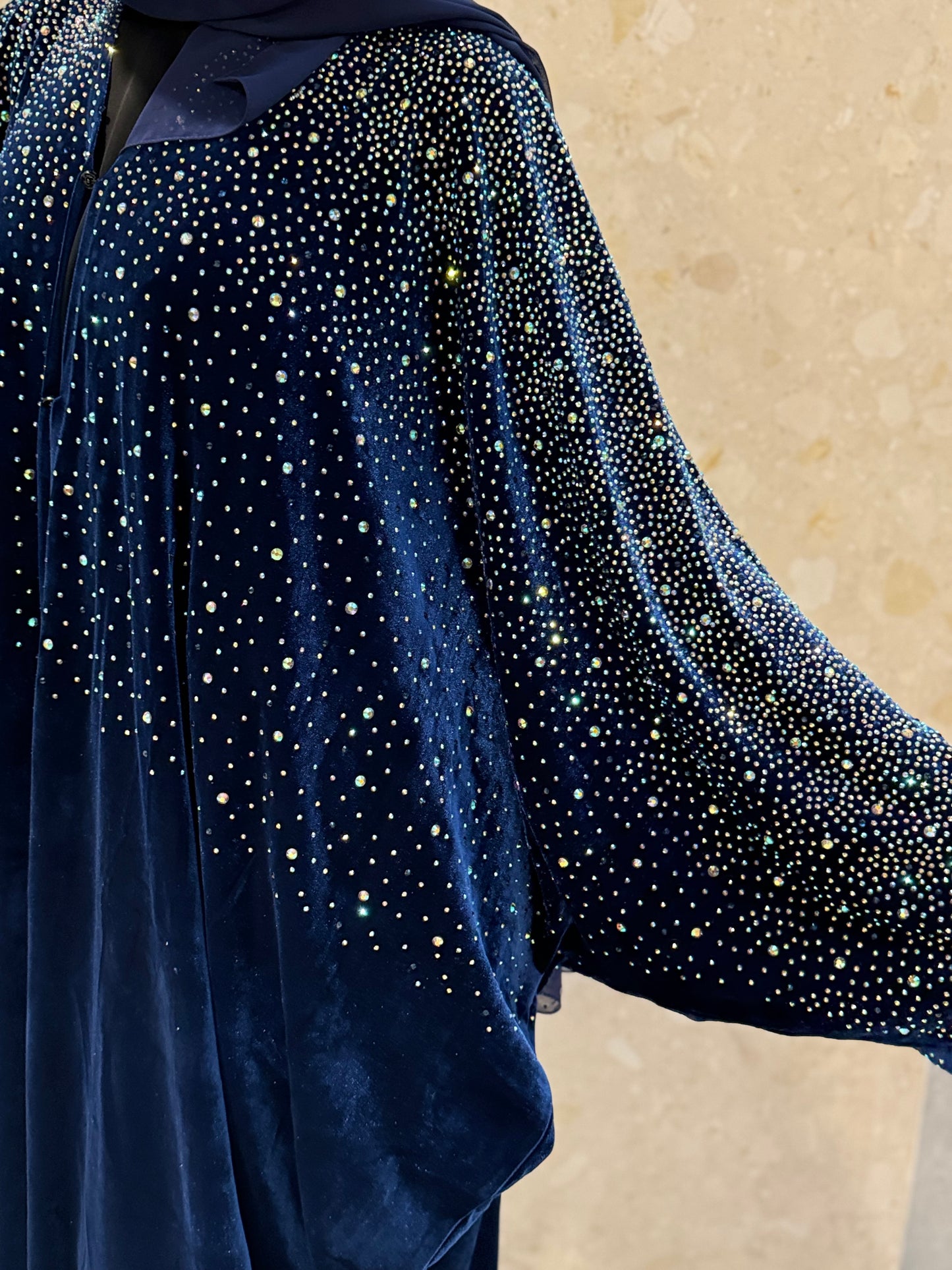 The Nora Abaya (Navy Blue)