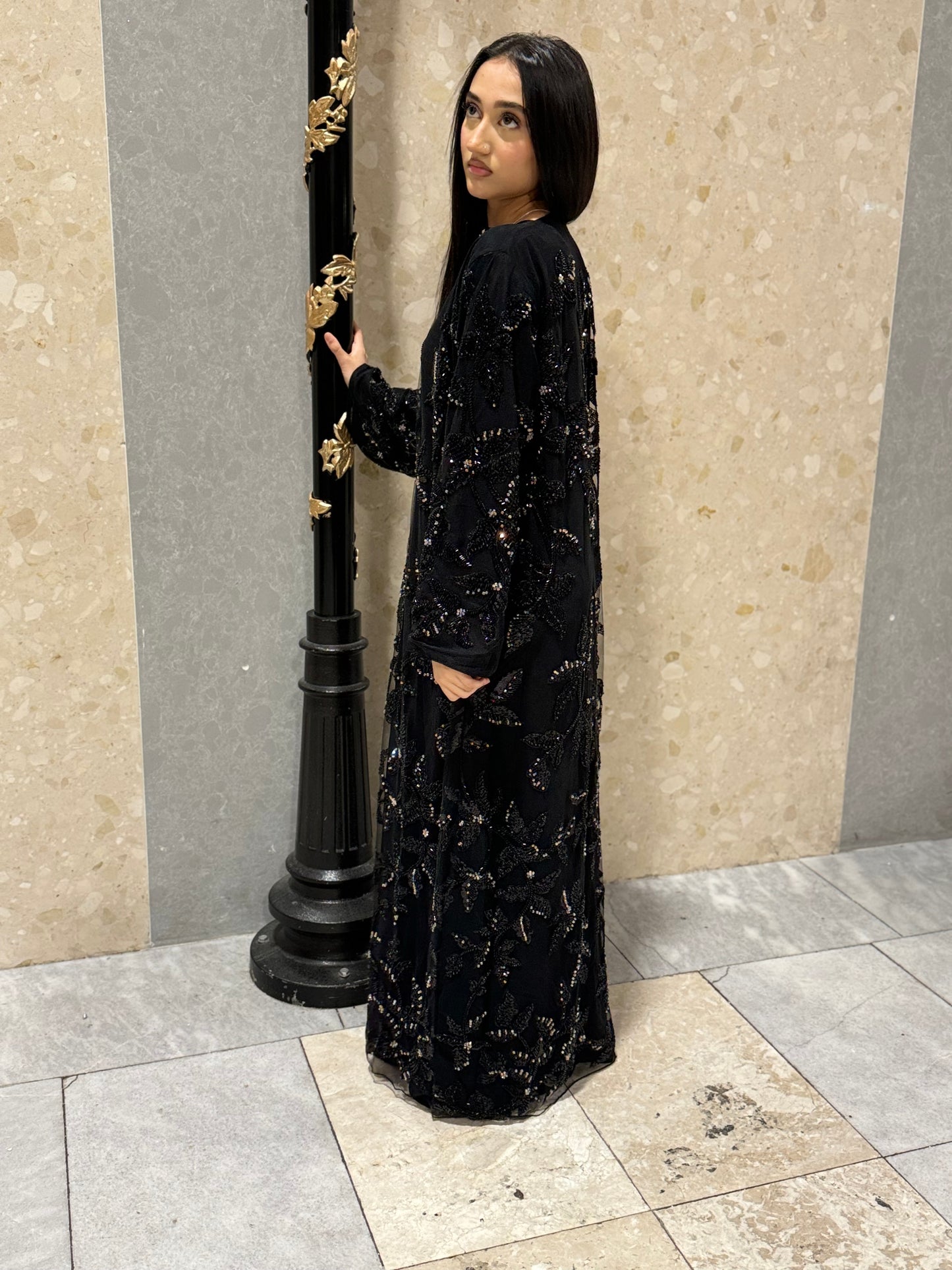 Alayna Abaya (Black)