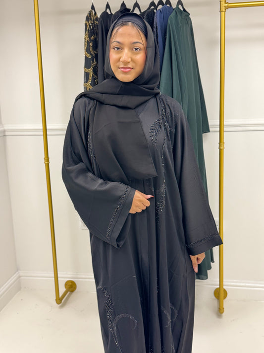 Flowy Black Abaya UK | Elegant Modest Dresses | Hishma