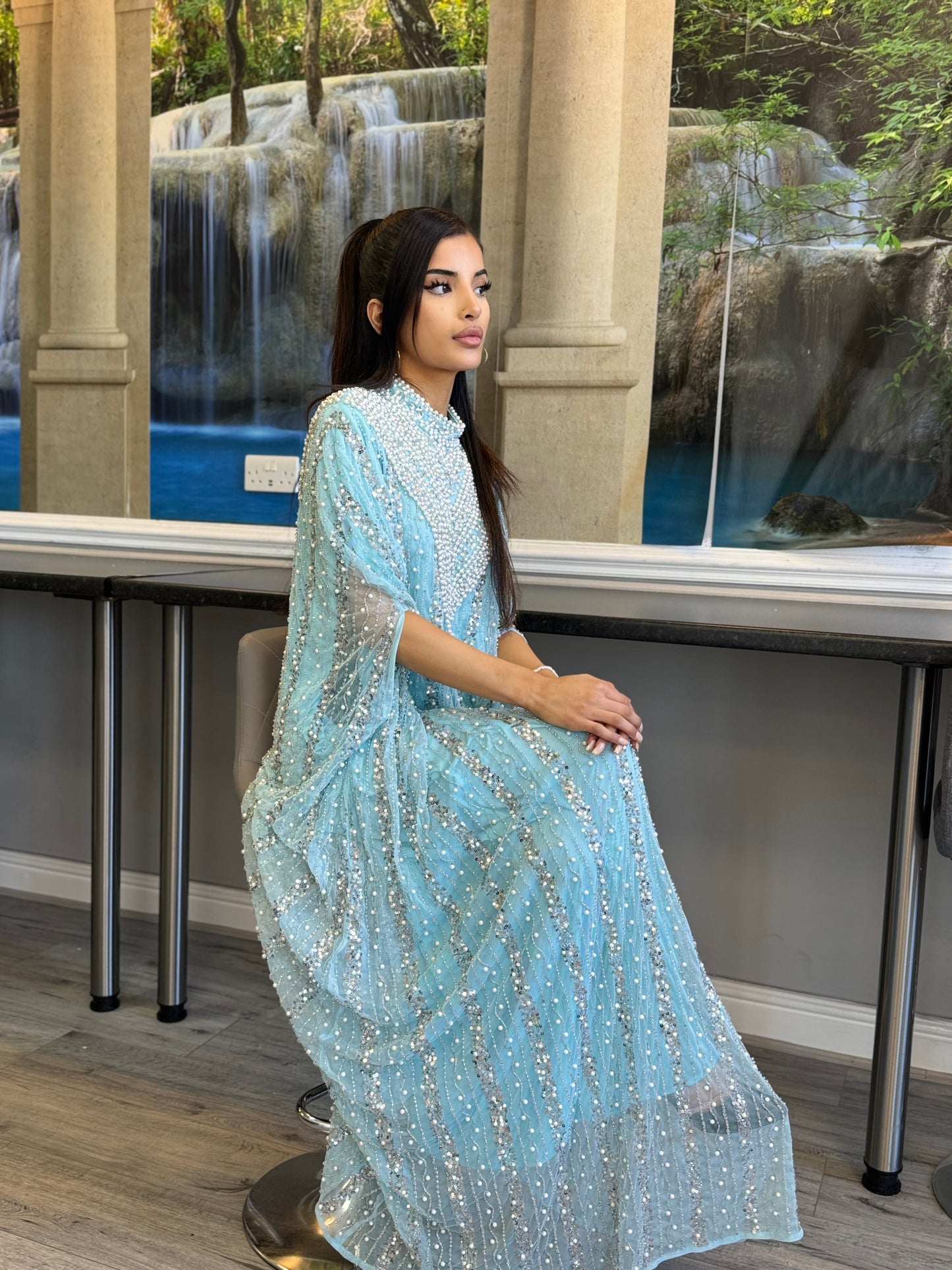 The Aila Cape (Blue)