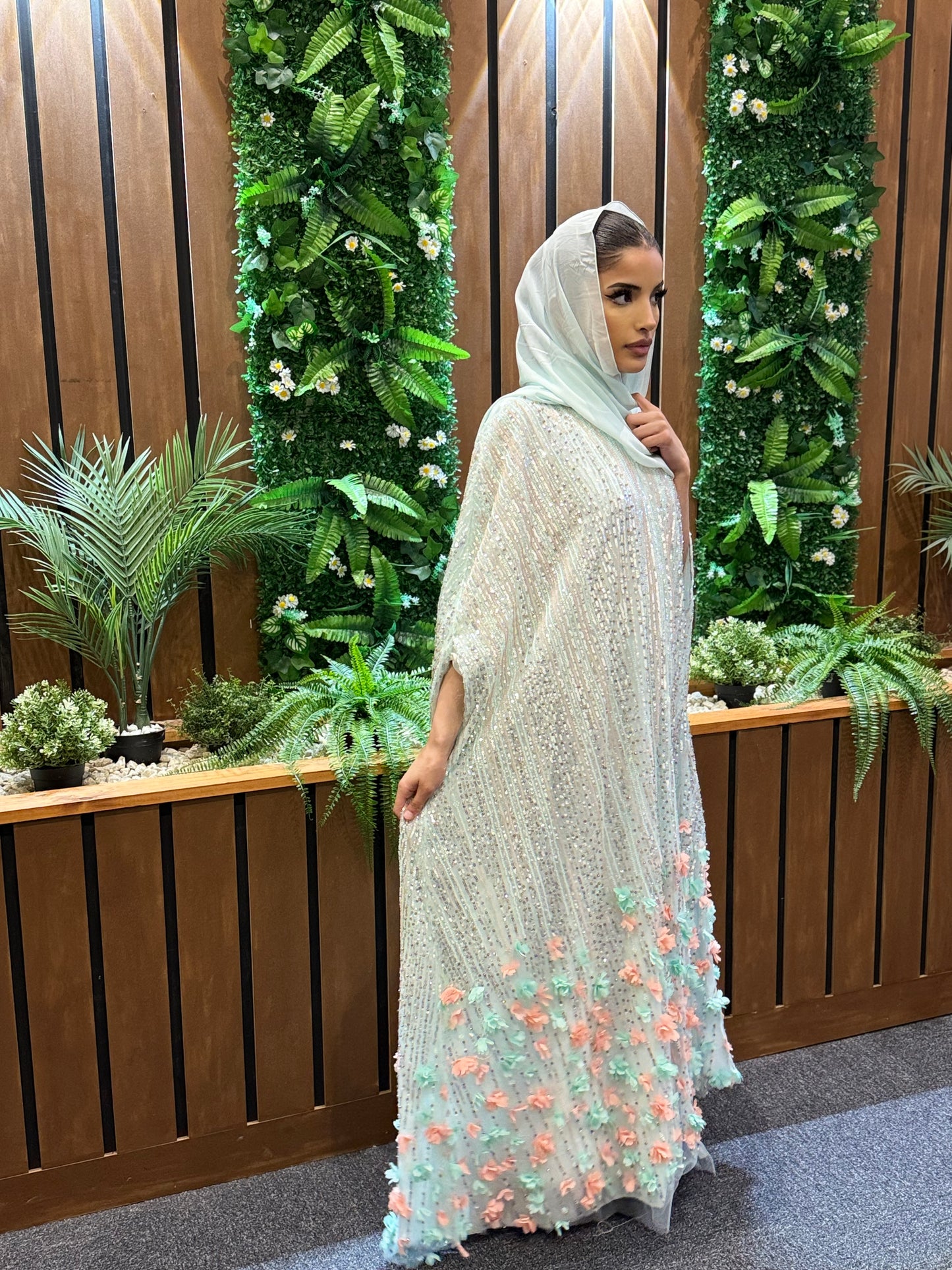 The Uzma Abaya (pastel)