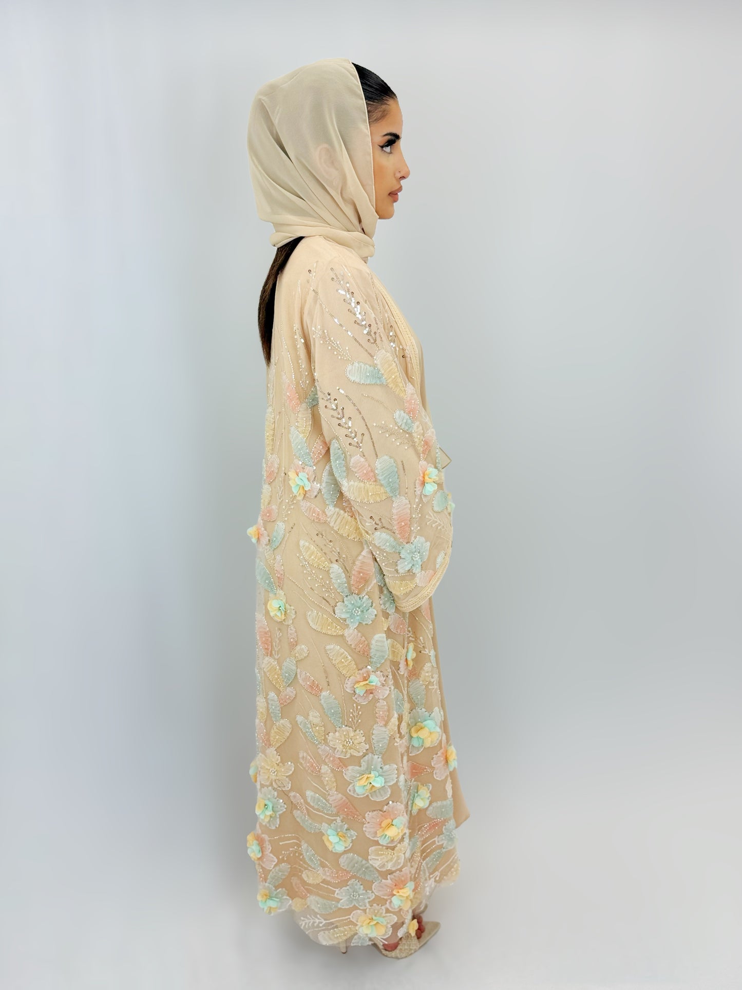 The Rifat Abaya (Beige)