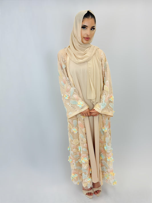 The Rifat Abaya (Beige)