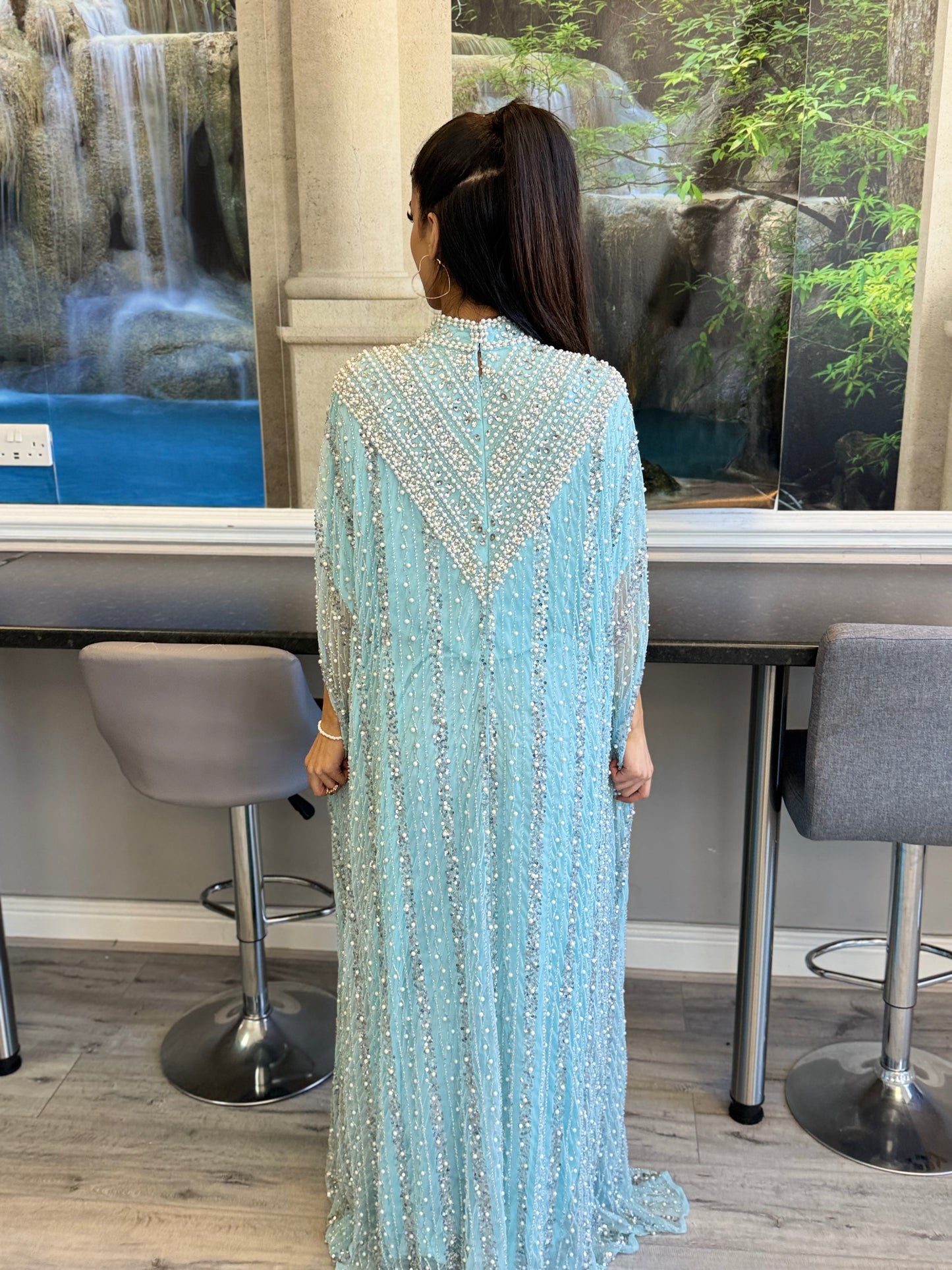 The Aila Cape (Blue)