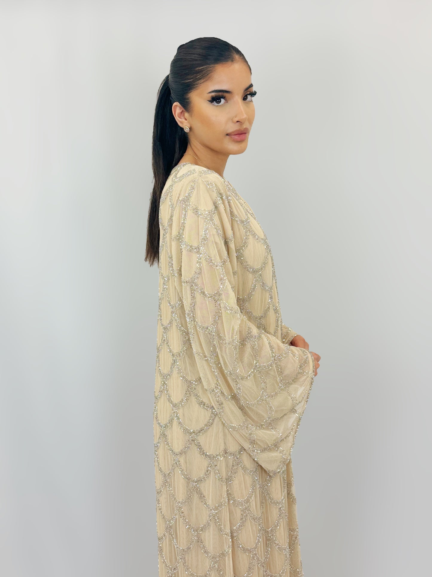 The Urwa Abaya (Beige)