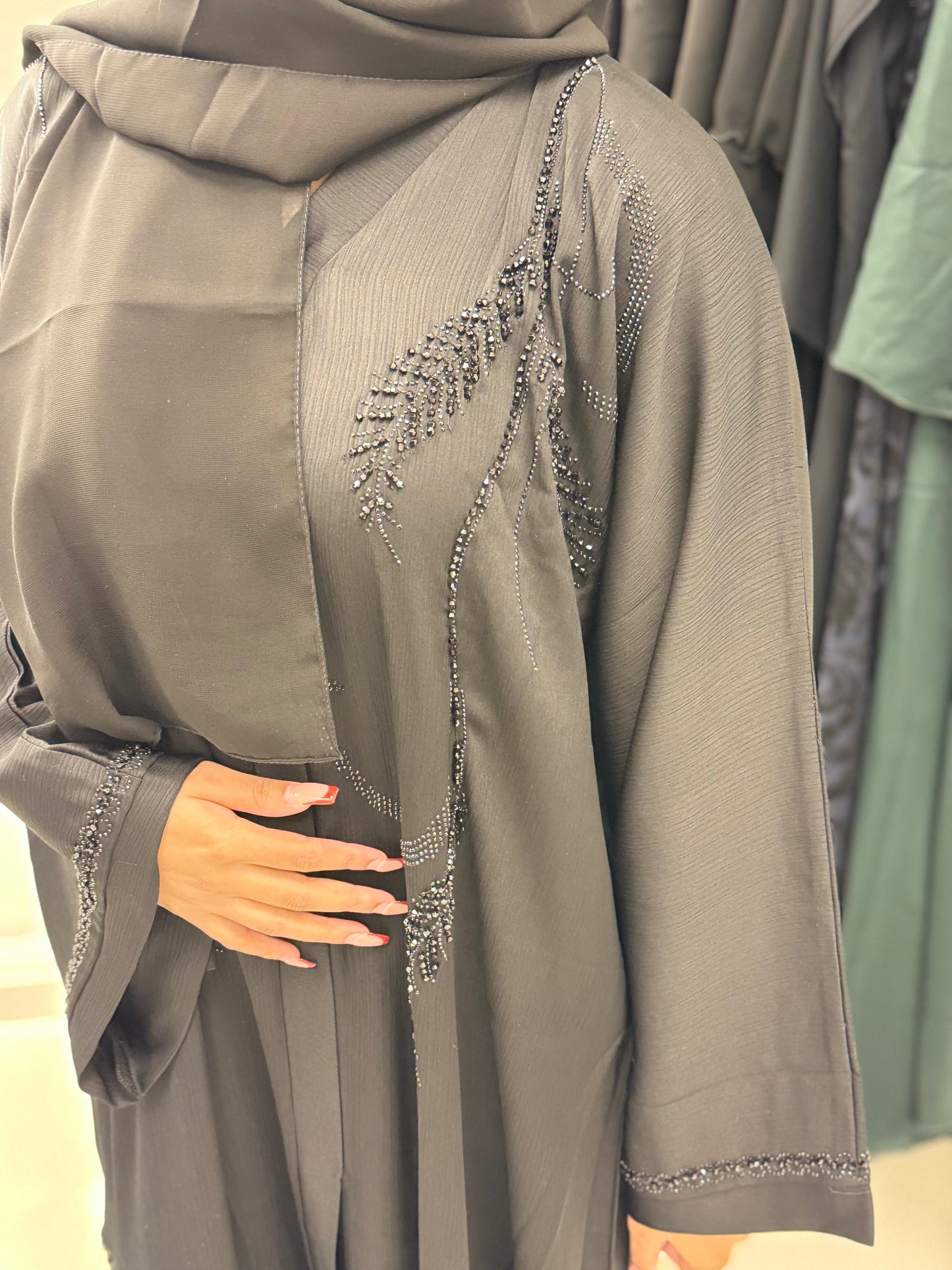 Flowy Black Abaya UK | Elegant Modest Dresses | Hishma