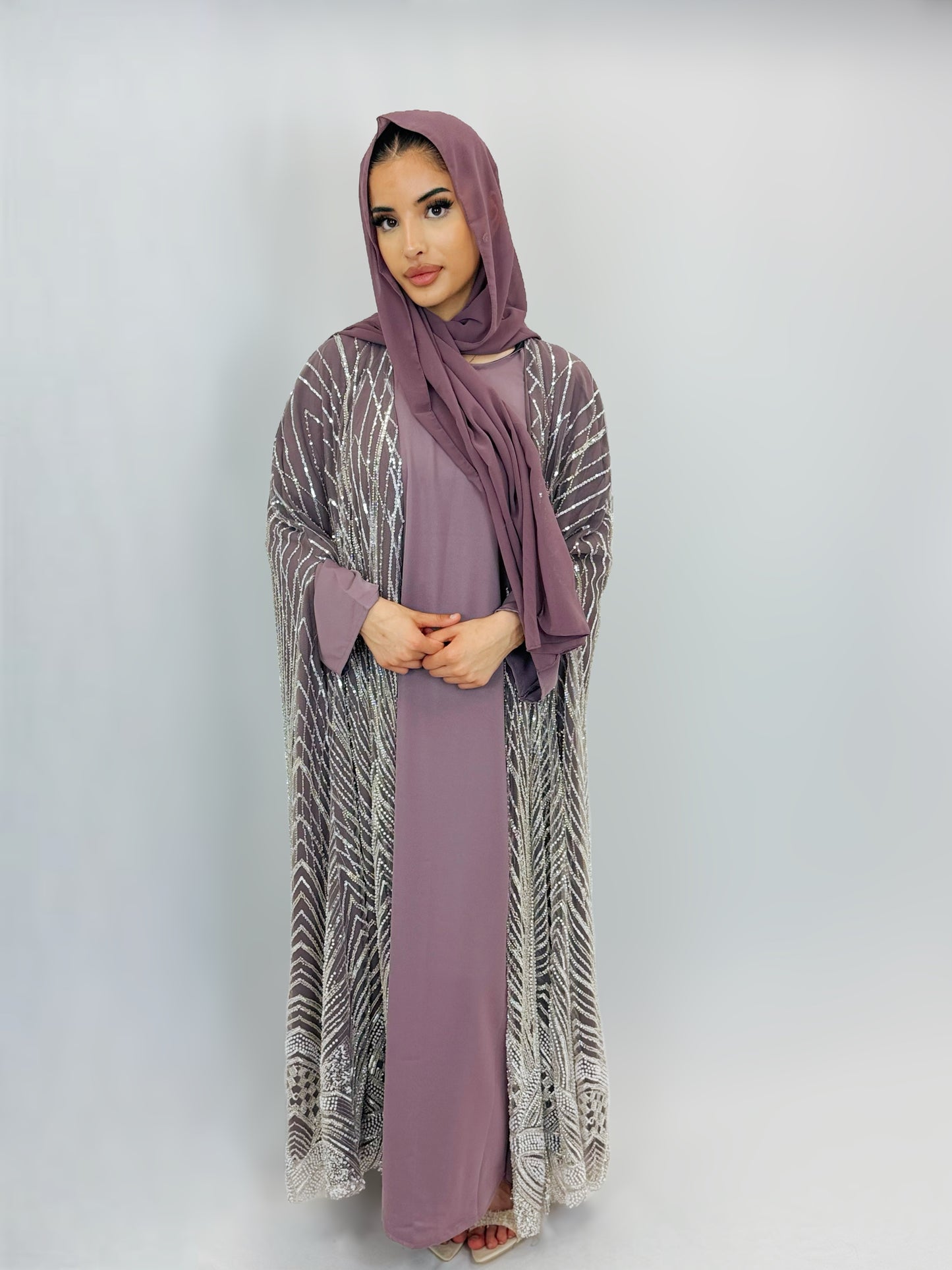 The Misha Abaya (Lilac)