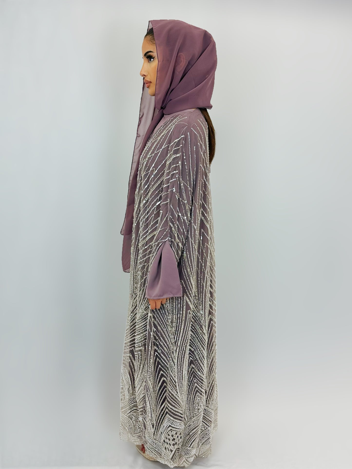 The Misha Abaya (Lilac)