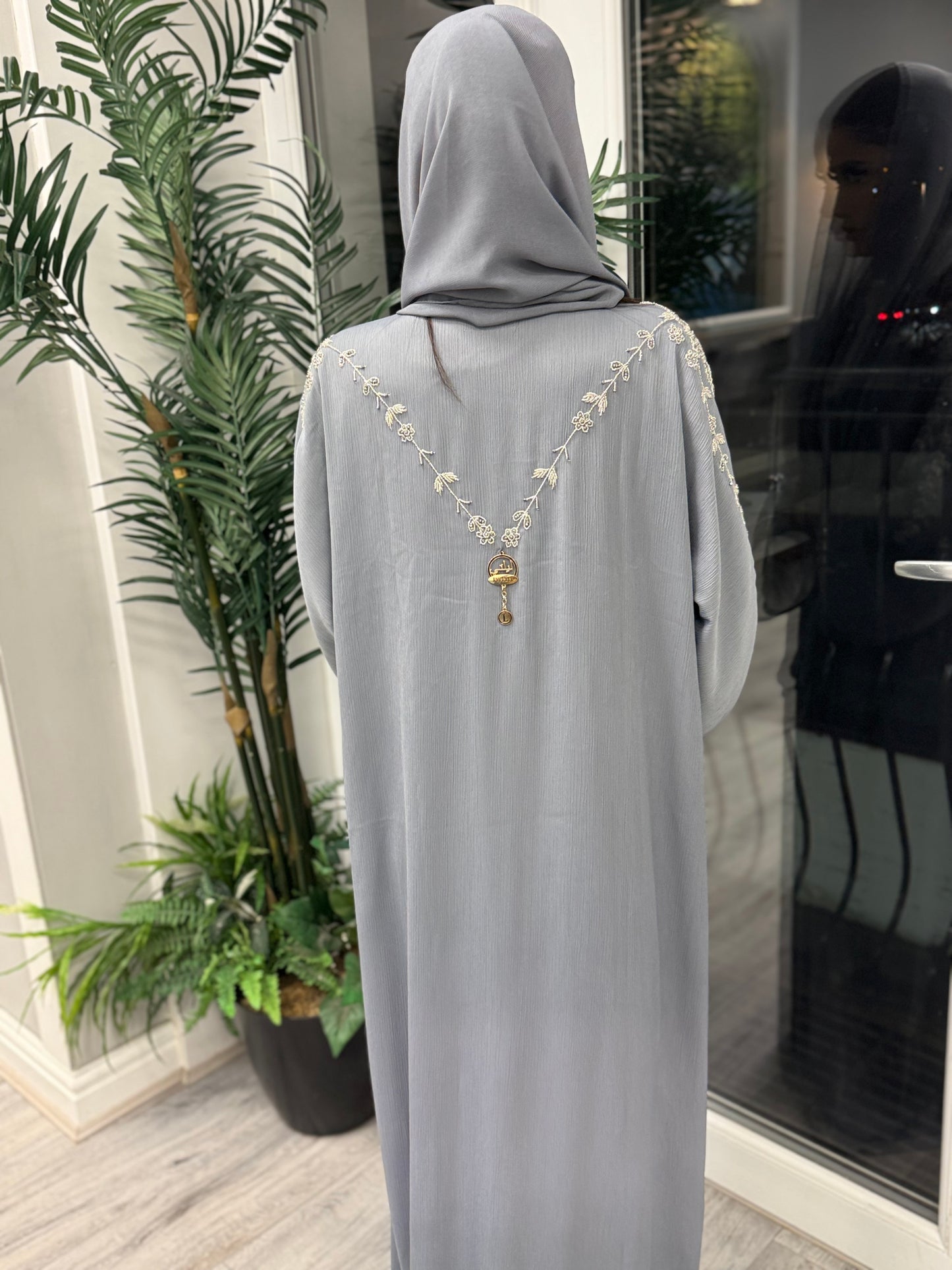 The Laylati Abaya (Grey)