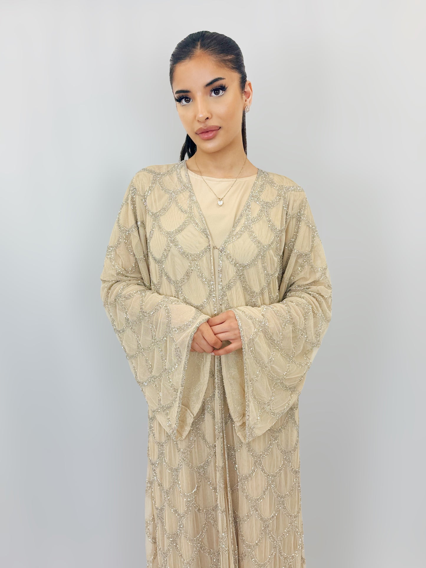 The Urwa Abaya (Beige)