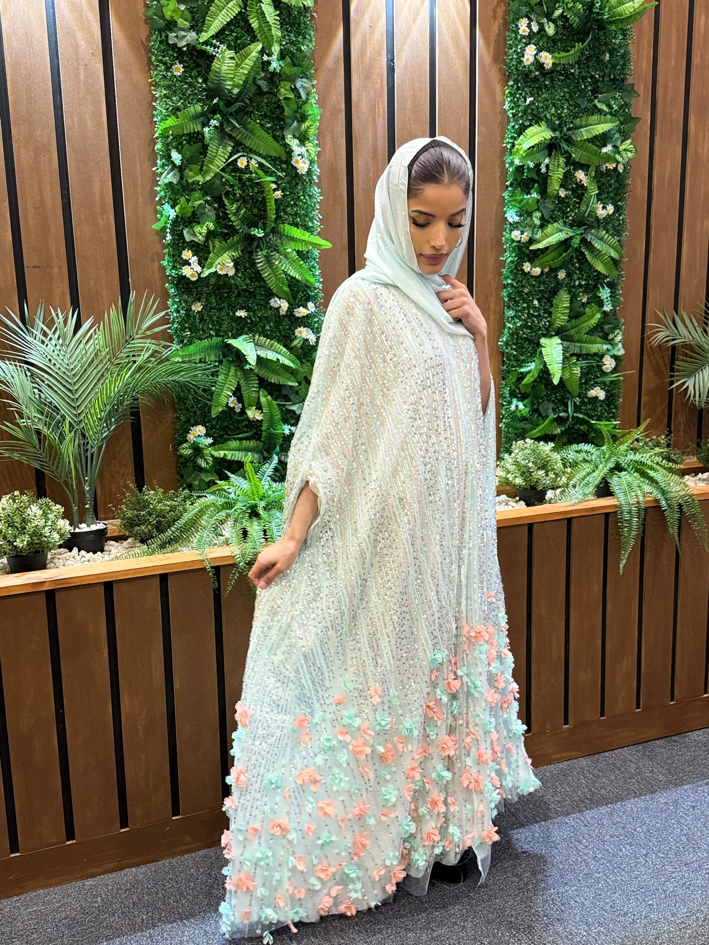 The Uzma Abaya (pastel)
