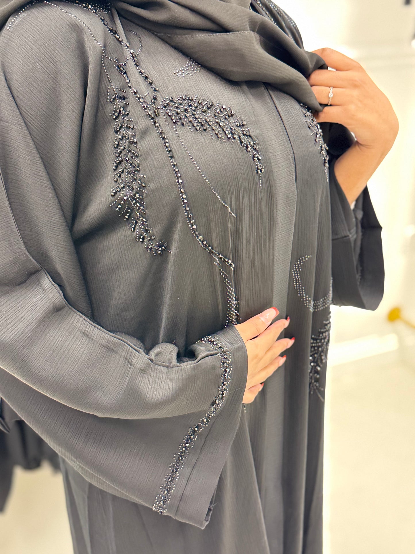 Flowy Black Abaya UK | Elegant Modest Dresses | Hishma