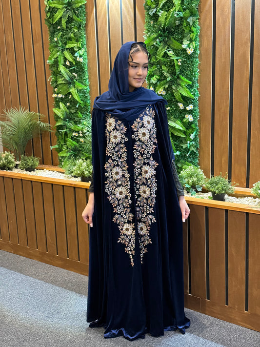 Aaliyah Abaya in Black | Elegant Modest Wear | Hishma