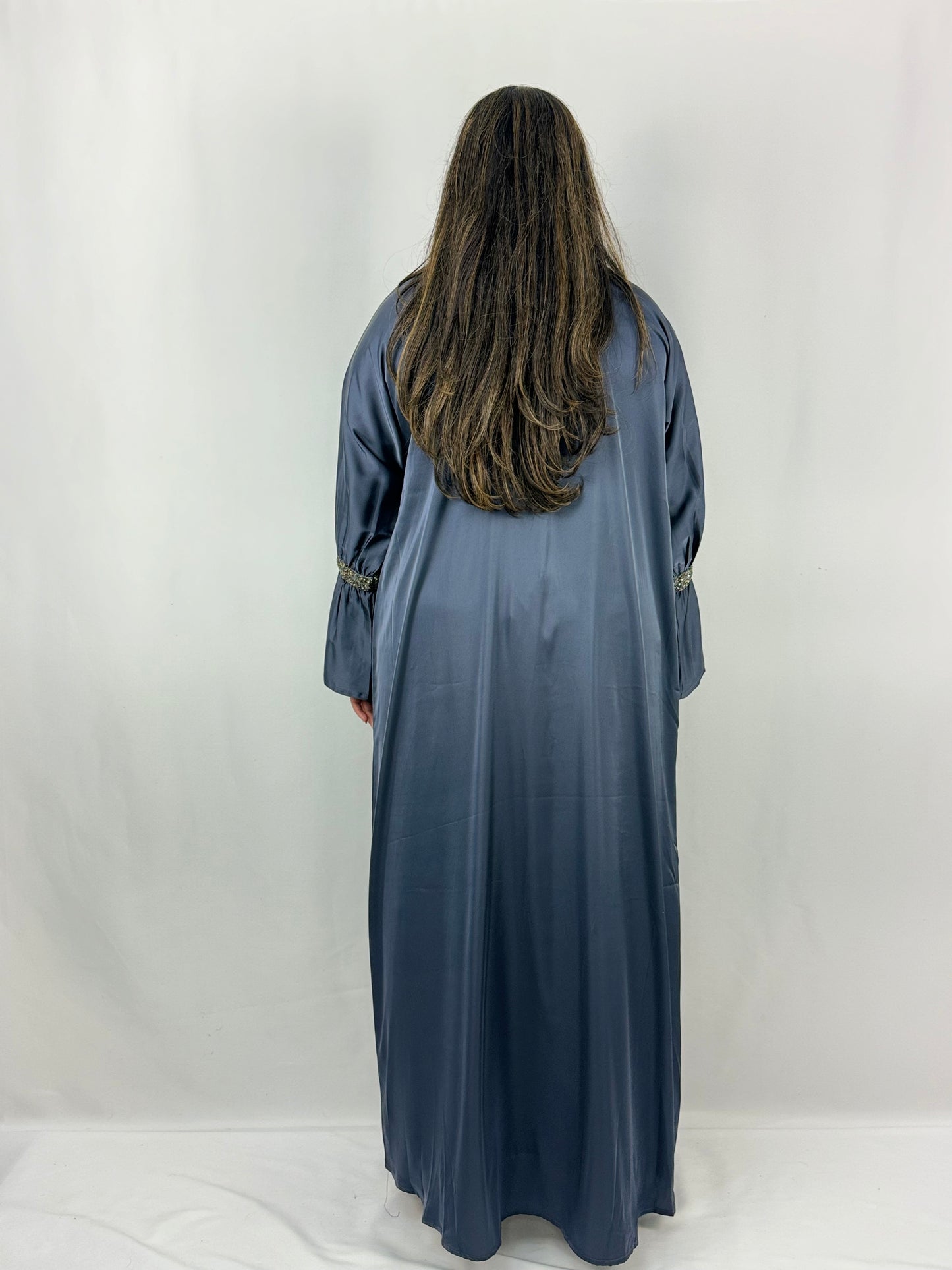 The Haifa Abaya (Slate Grey)