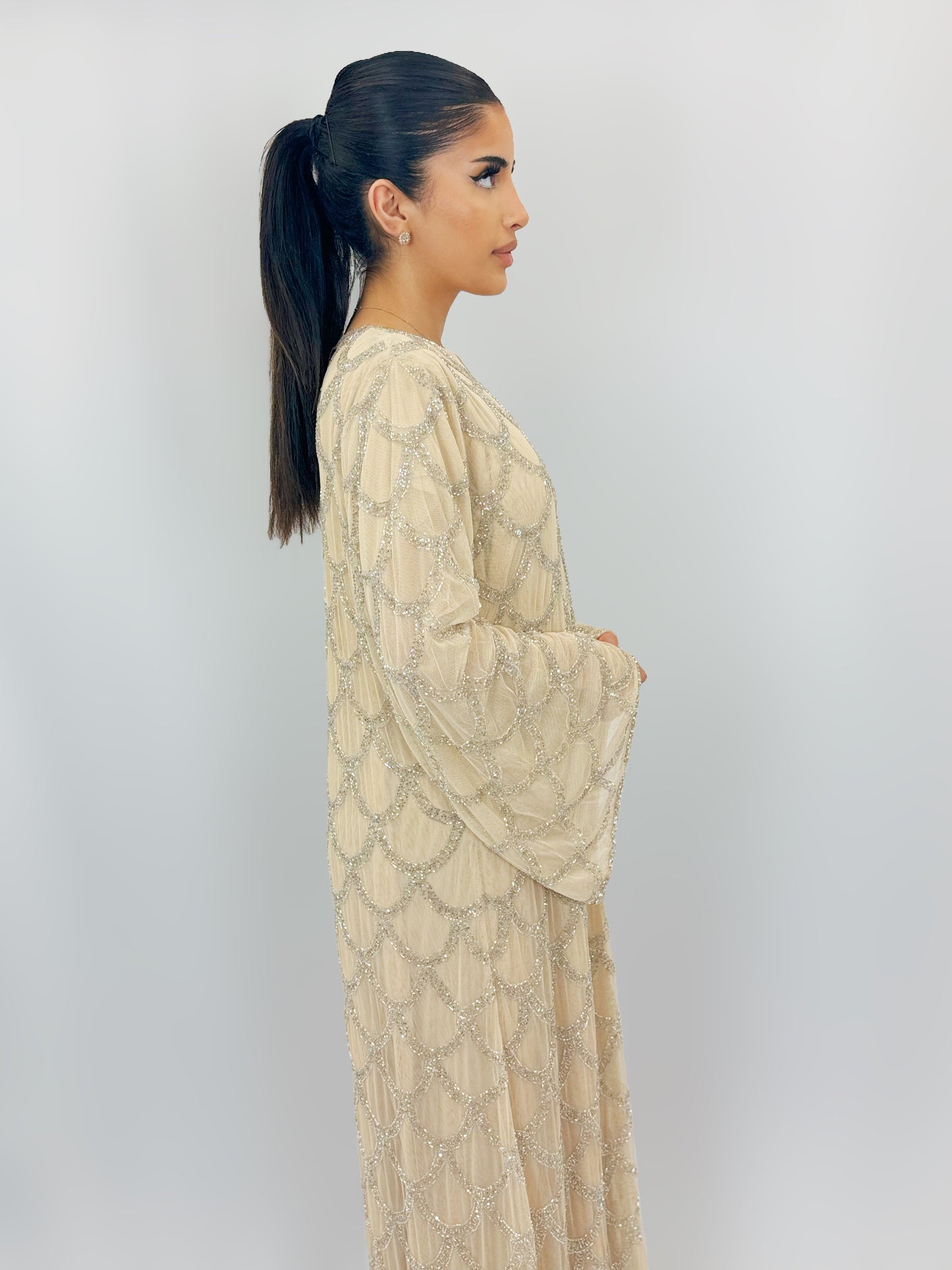 The Urwa Abaya (Beige)