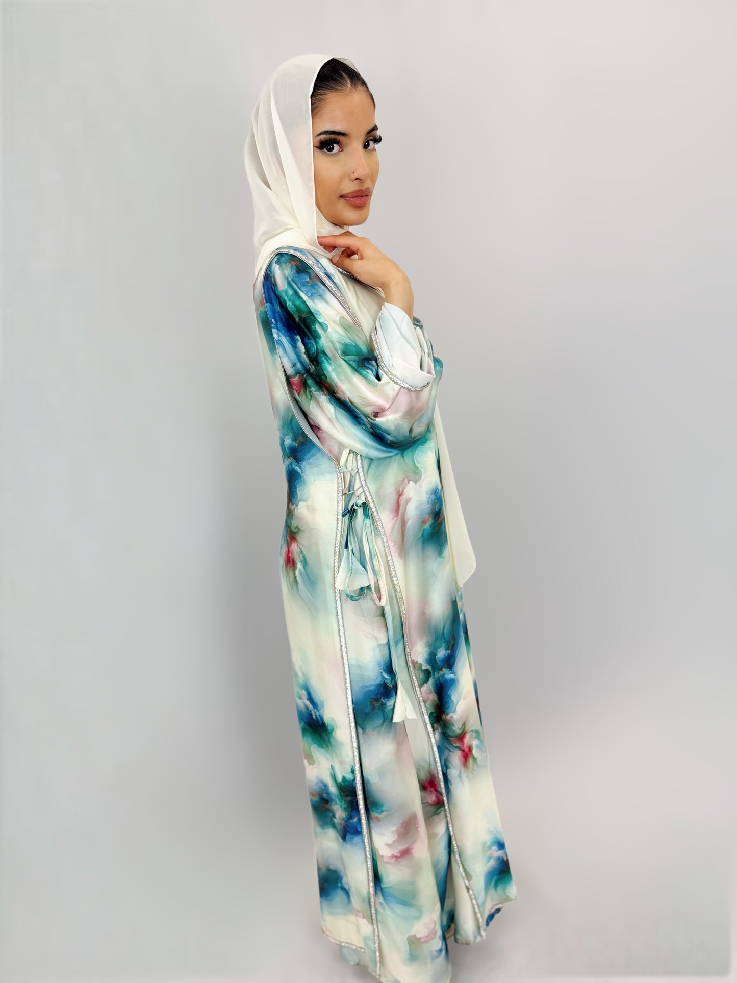 The Ayat Abaya Dress (watercolour)