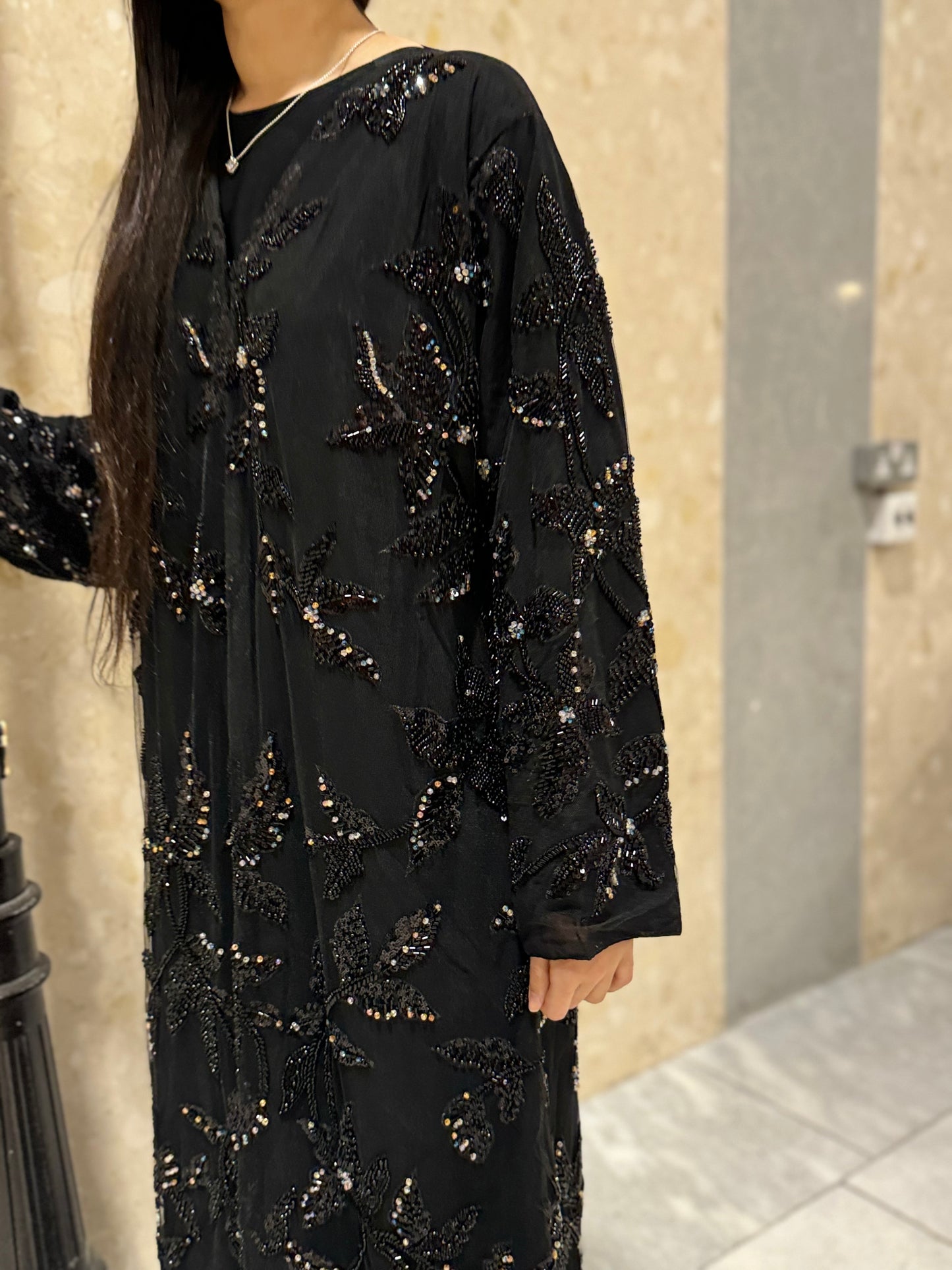 Alayna Abaya (Black)