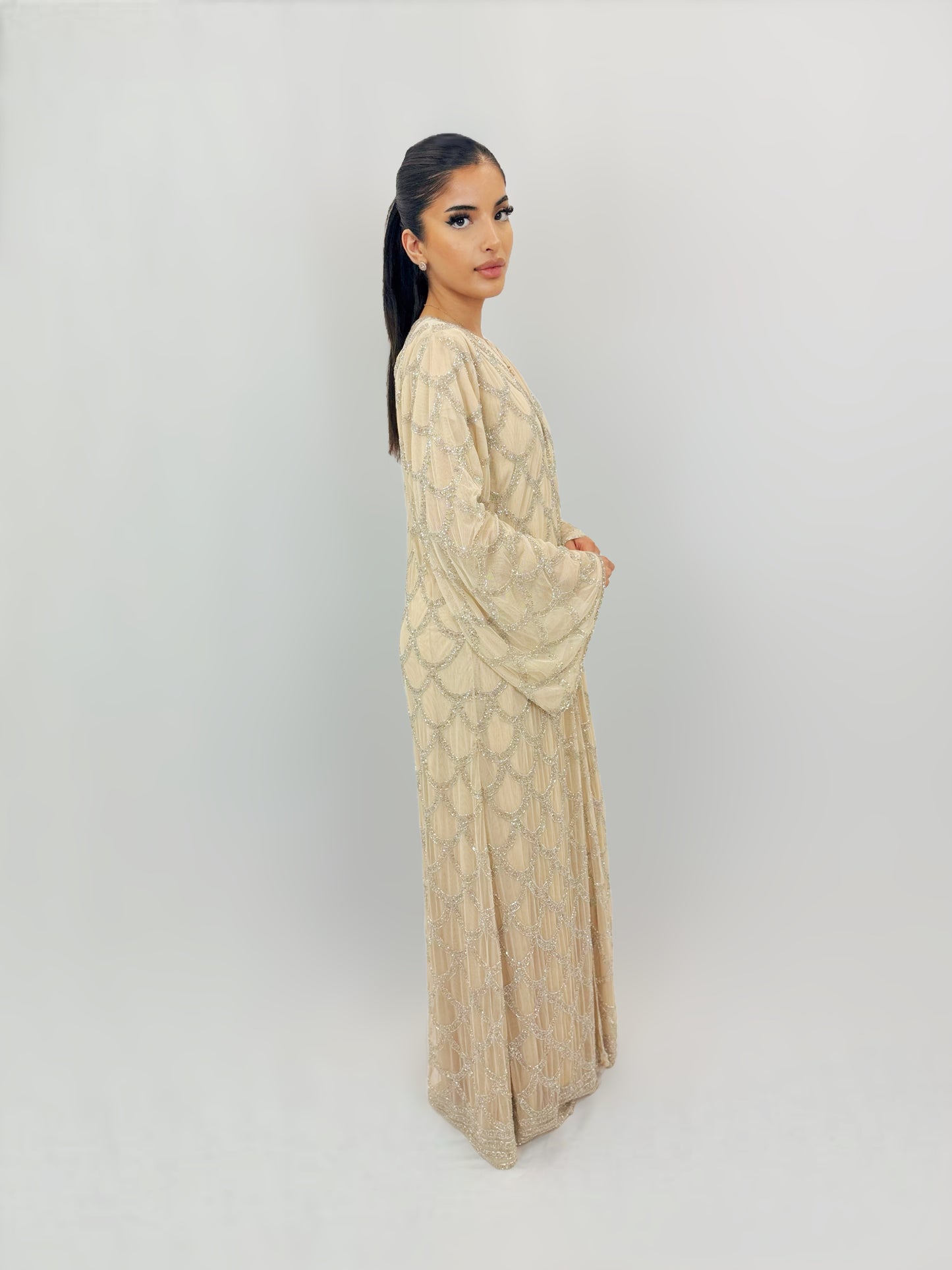The Urwa Abaya (Beige)