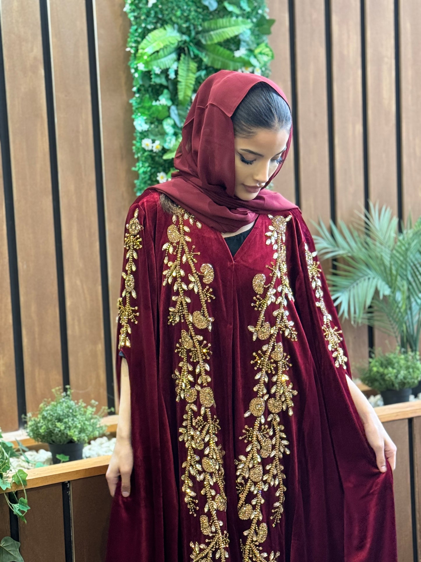 Flowy Khaleeji Abaya Gown | Occasion Ready Attire | Hishma