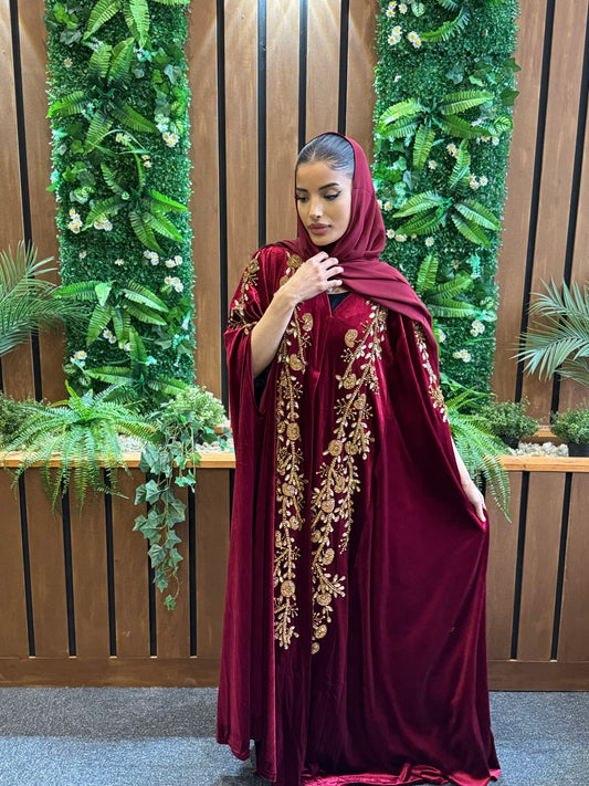 Flowy Khaleeji Abaya Gown | Occasion Ready Attire | Hishma