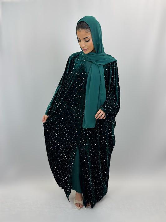 The Nora 2.0 Abaya (Emerald)