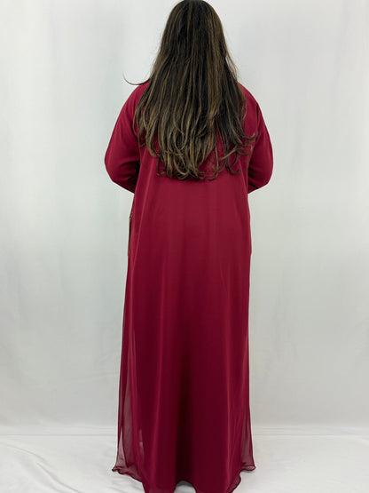 The Fayruz Abaya (Red)