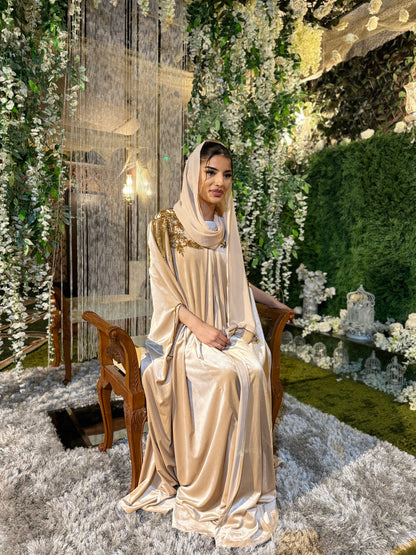 The Maira Abaya (Rose gold/Gold)