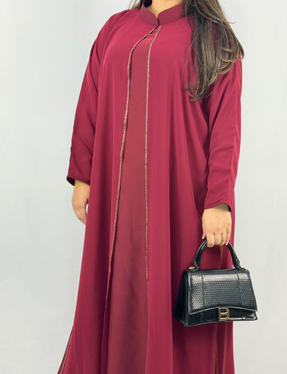 The Fayruz Abaya (Red)