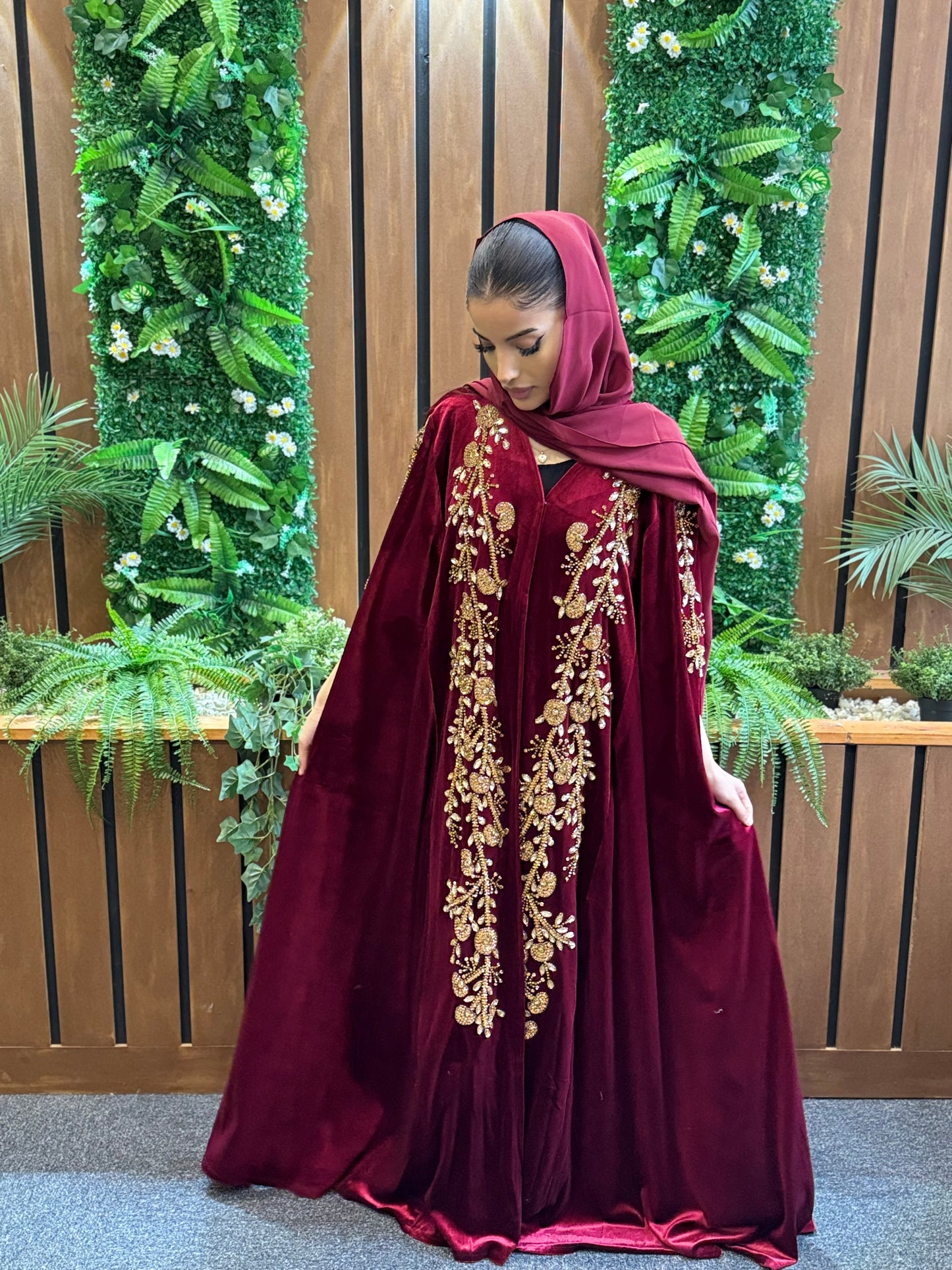 Flowy Khaleeji Abaya Gown | Occasion Ready Attire | Hishma