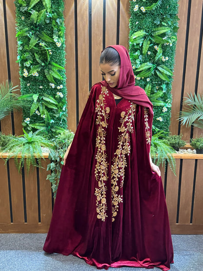 Flowy Khaleeji Abaya Gown | Occasion Ready Attire | Hishma
