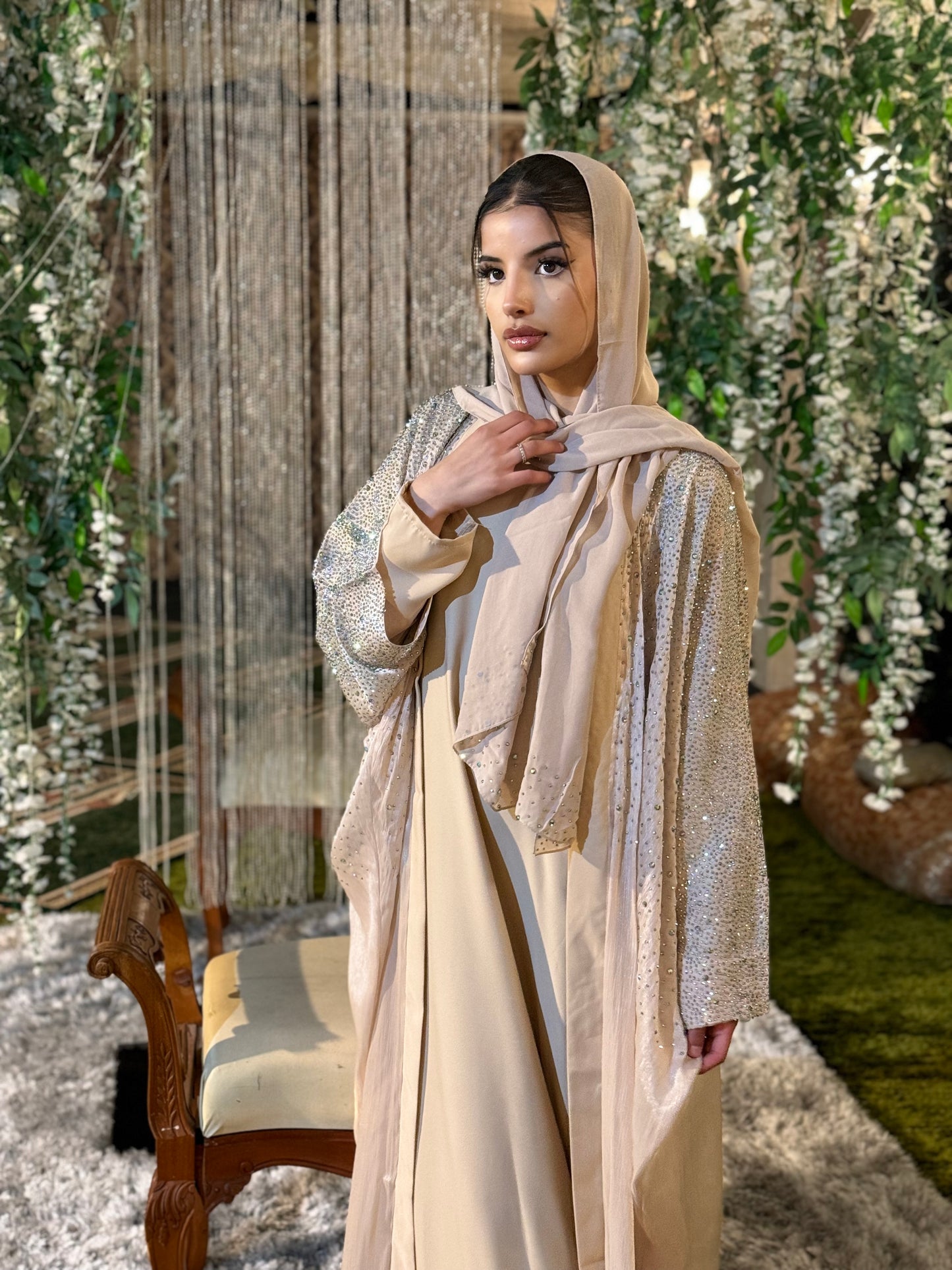 The Hoorain Abaya (Beige)