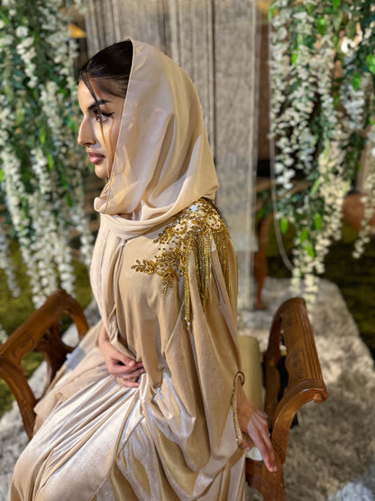 The Maira Abaya (Rose gold/Gold)