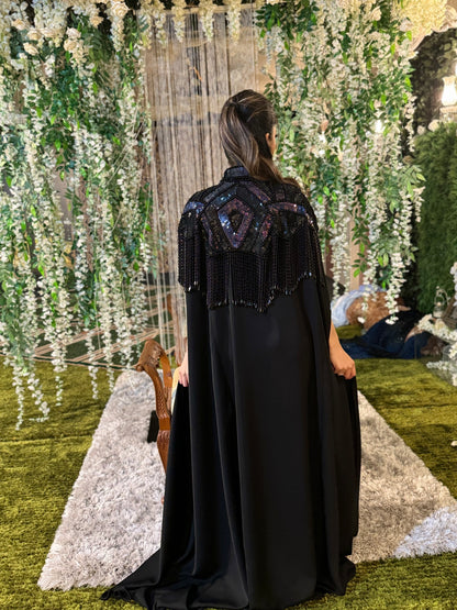 The Elham Abaya (Black)