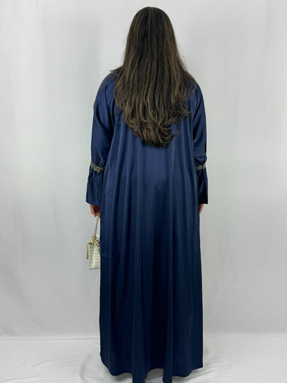 The Haifa Abaya (Midnight Blue)