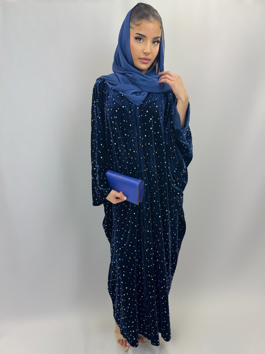 The Nora 2.0 Abaya (Navy)