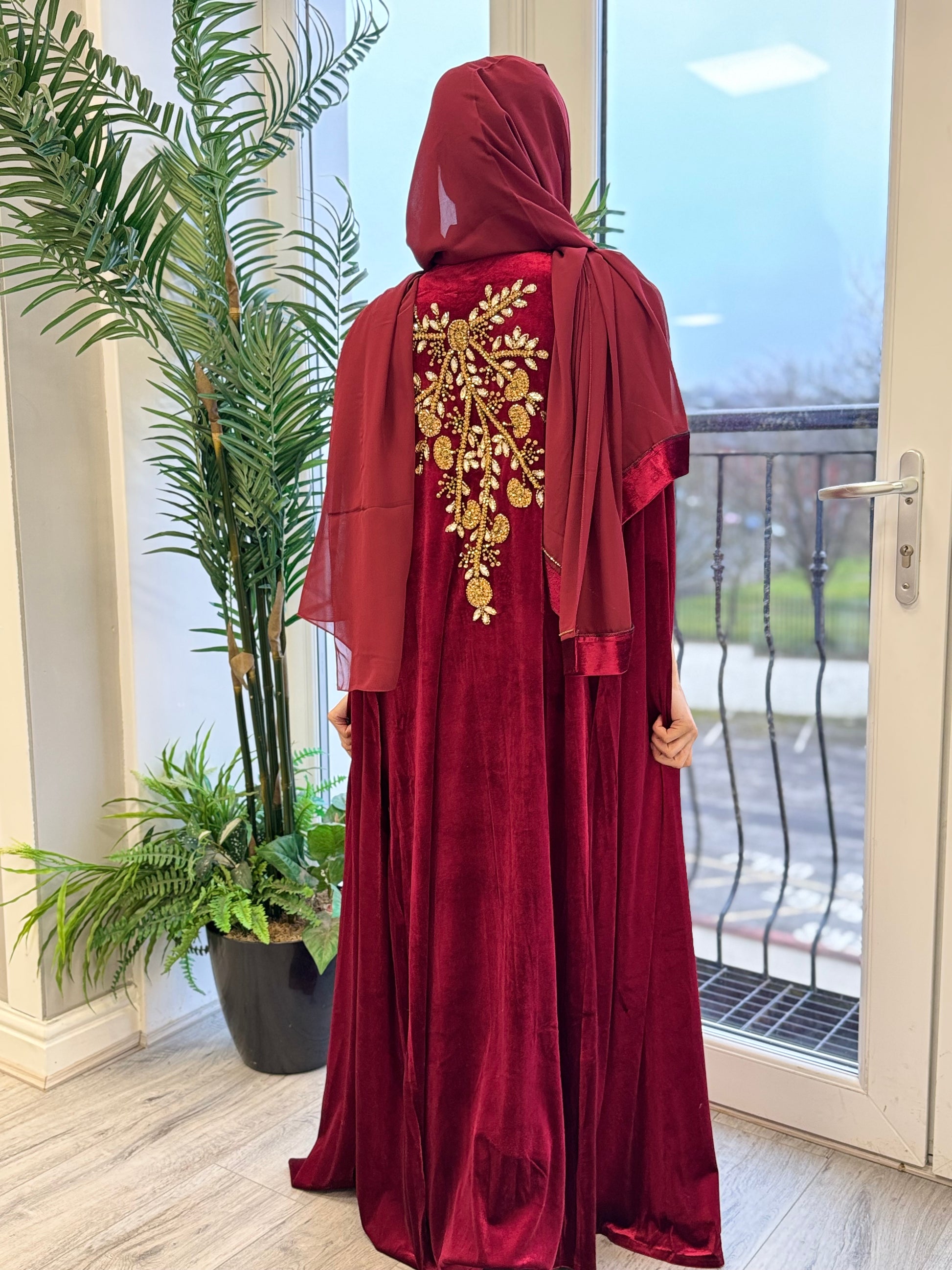 Flowy Khaleeji Abaya Gown | Occasion Ready Attire | Hishma
