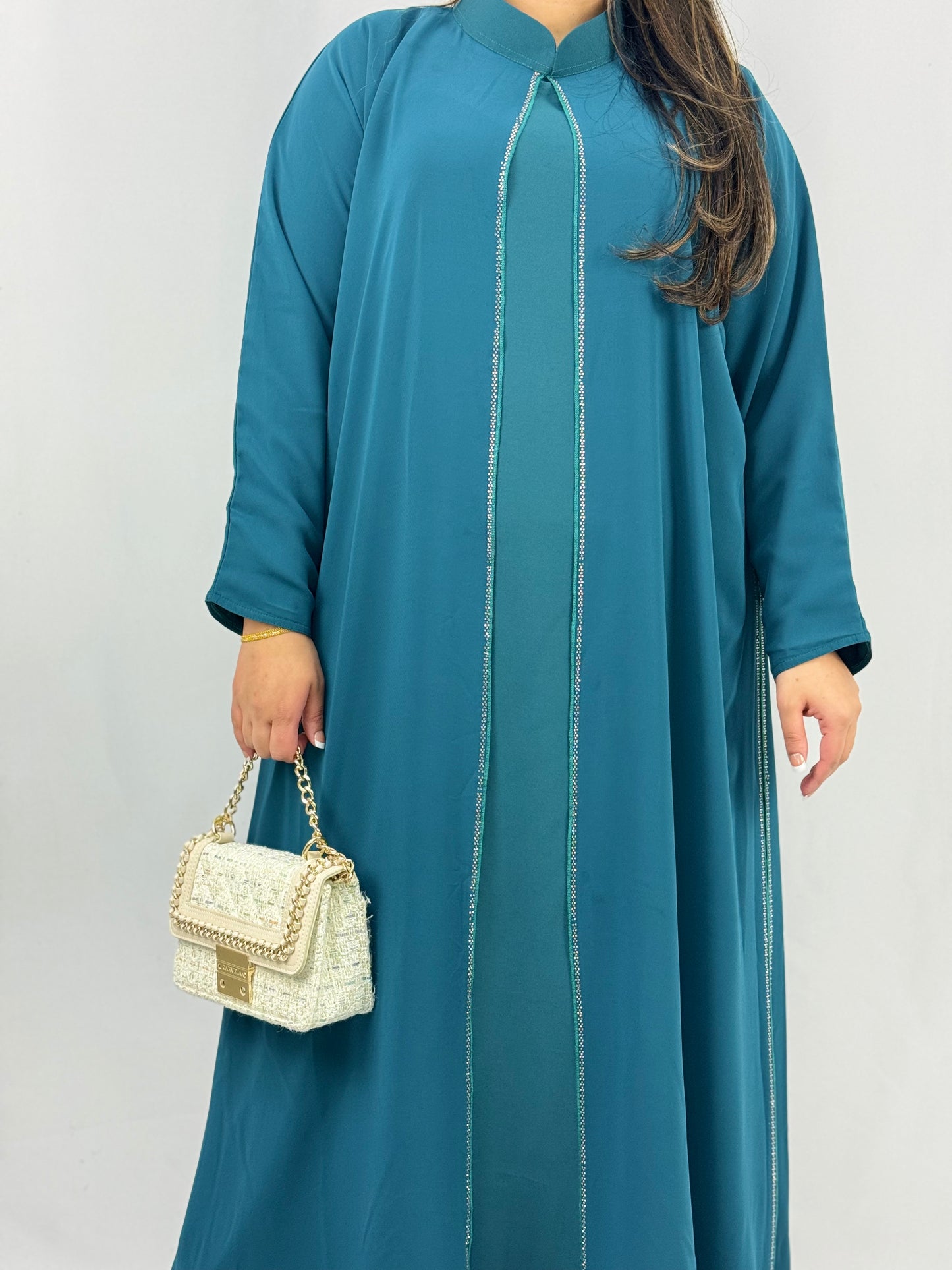 The Fayruz Abaya (Teal)