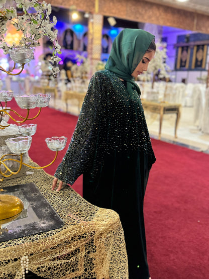 The Nora Abaya (Emerald Green)