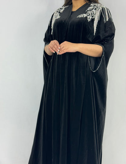 Maira Black Abaya | Stylish Maira Abaya | Hishma