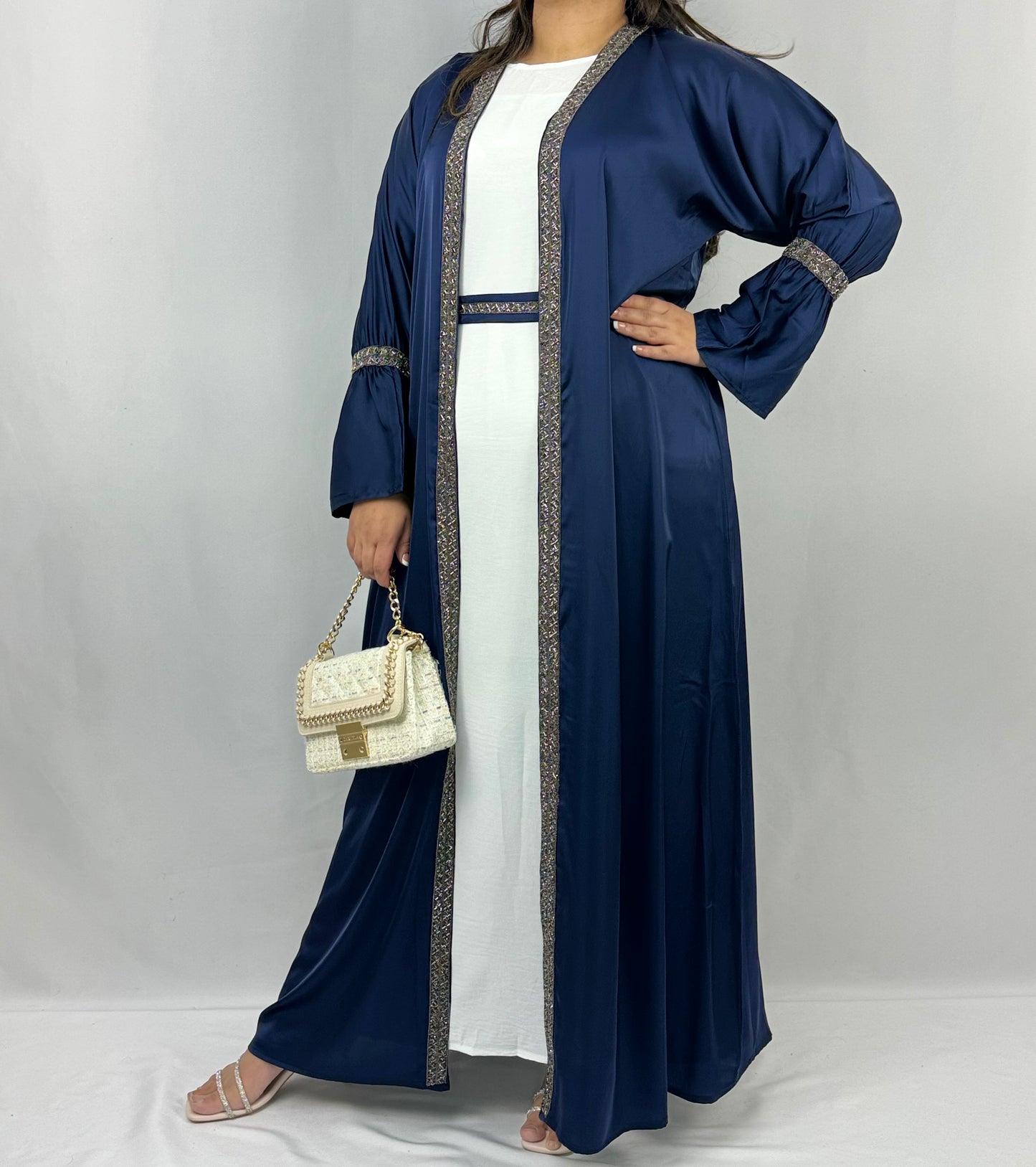 Haifa Midnight Blue Abaya | Midnight Blue Abaya | Hishma