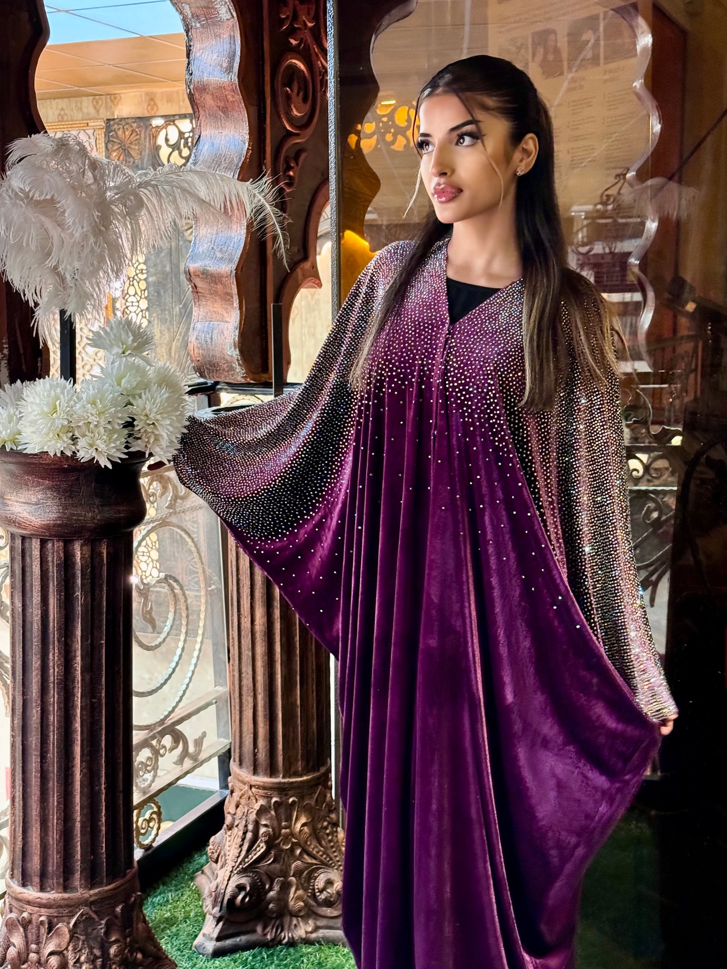 The Nora Abaya Plum