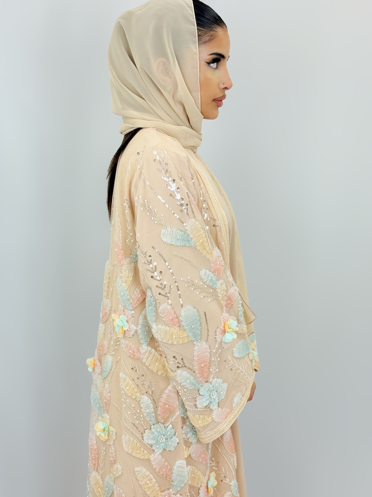 The Rifat Abaya (Beige)