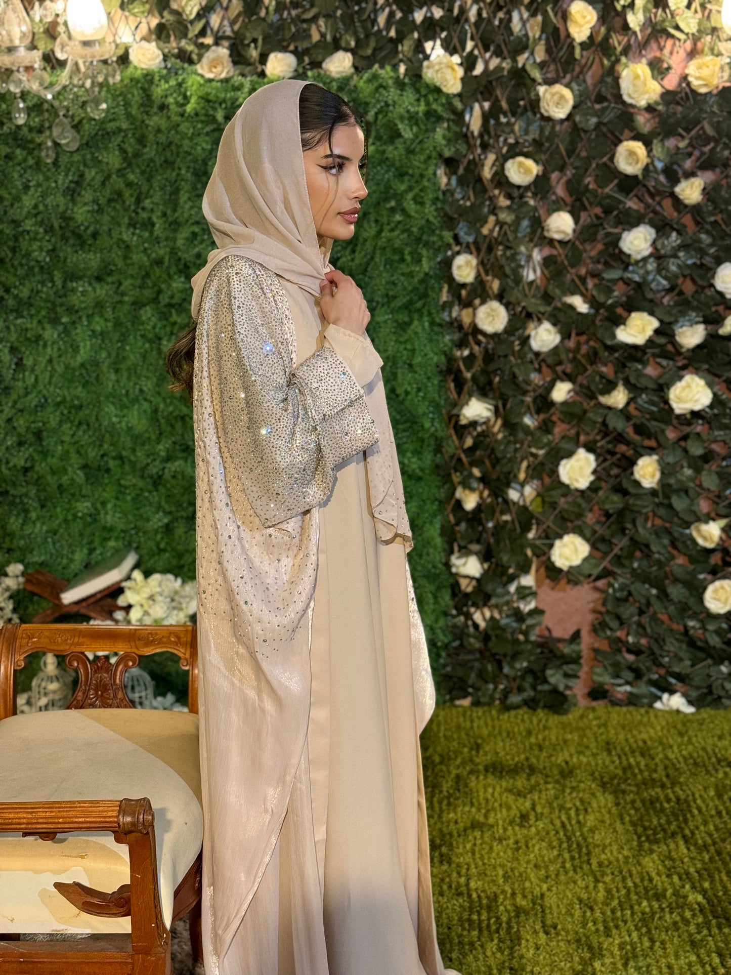 The Hoorain Abaya (Beige)