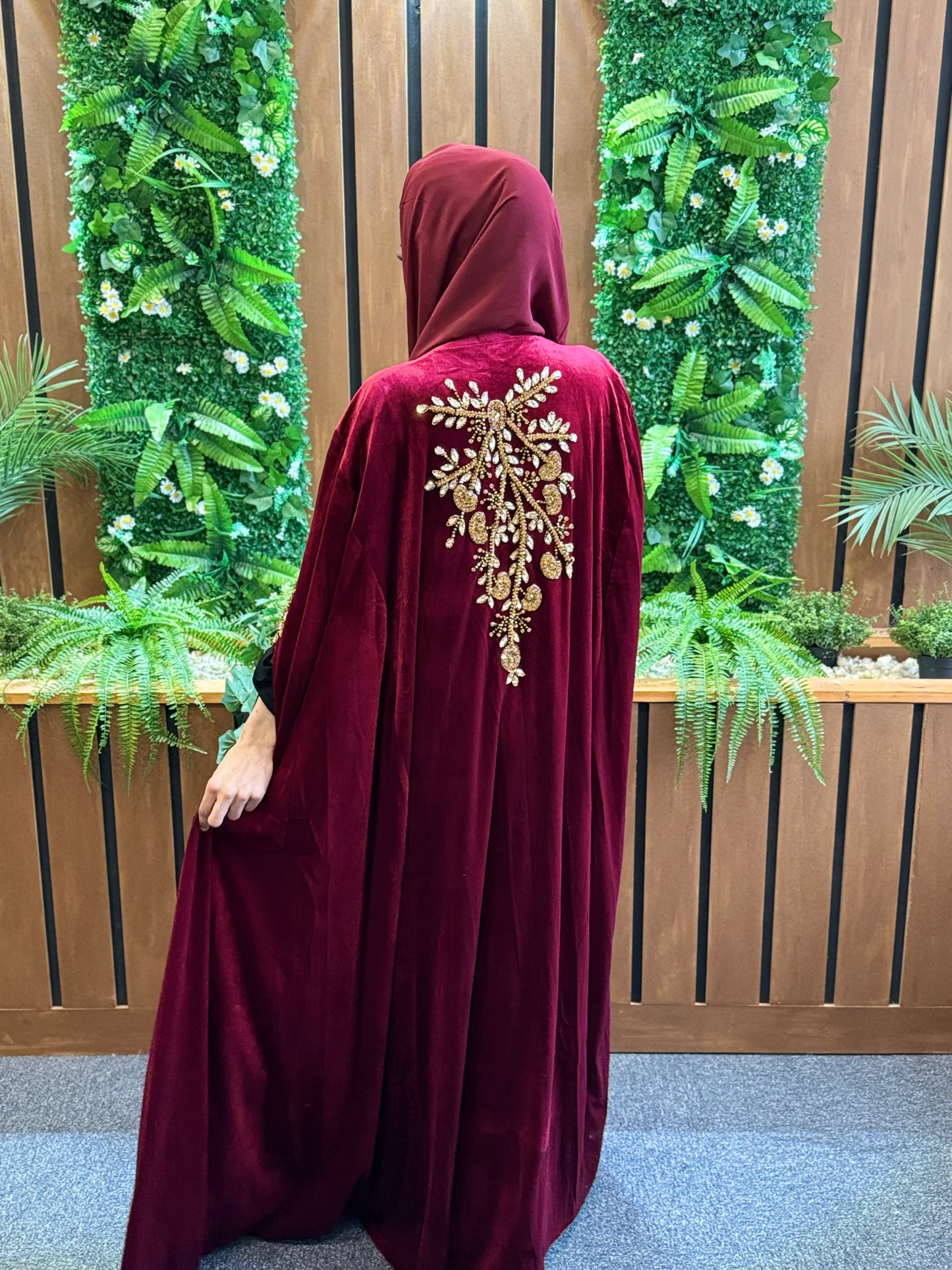 Flowy Khaleeji Abaya Gown | Occasion Ready Attire | Hishma