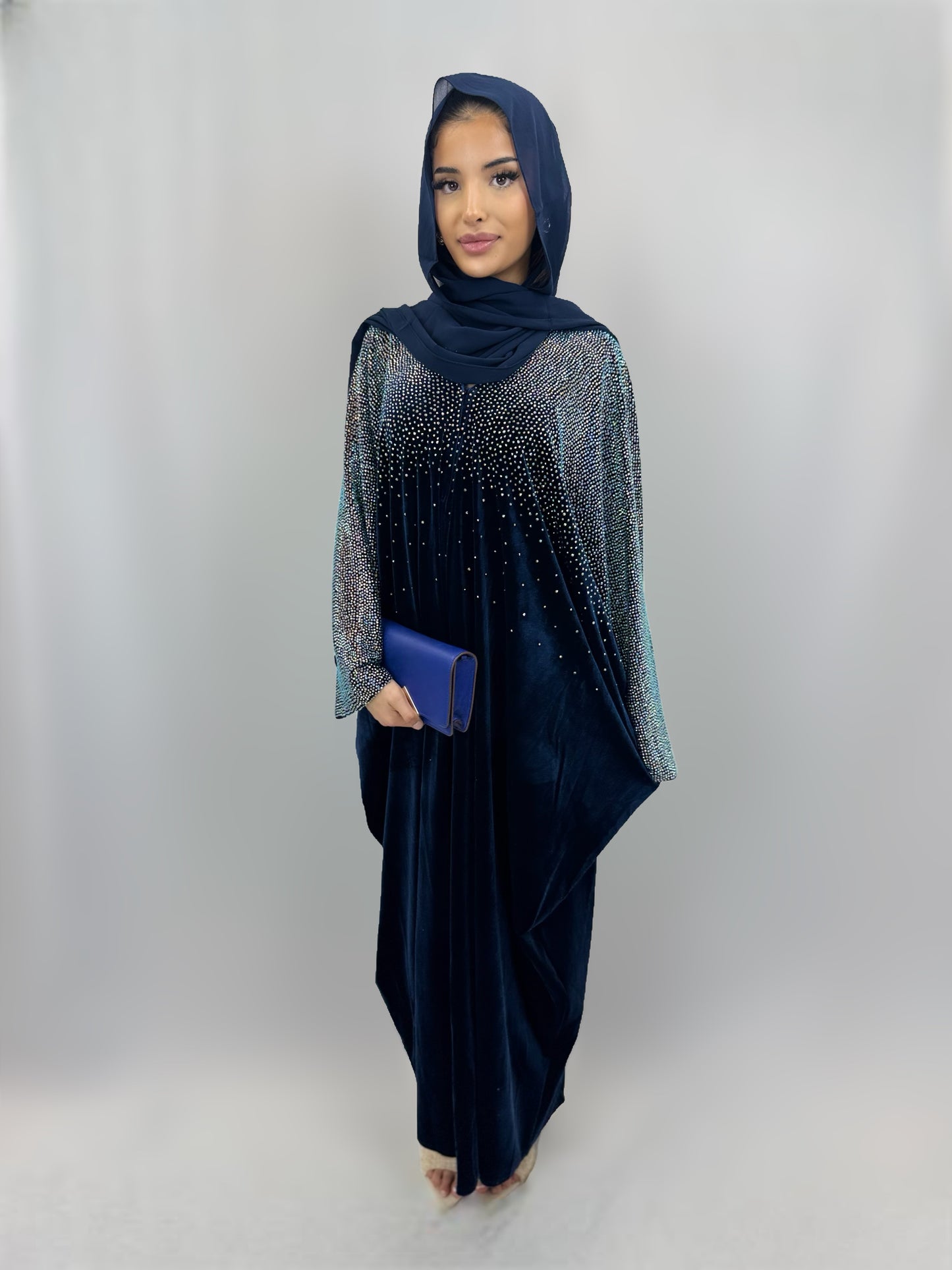 The Nora Abaya (Navy Blue)