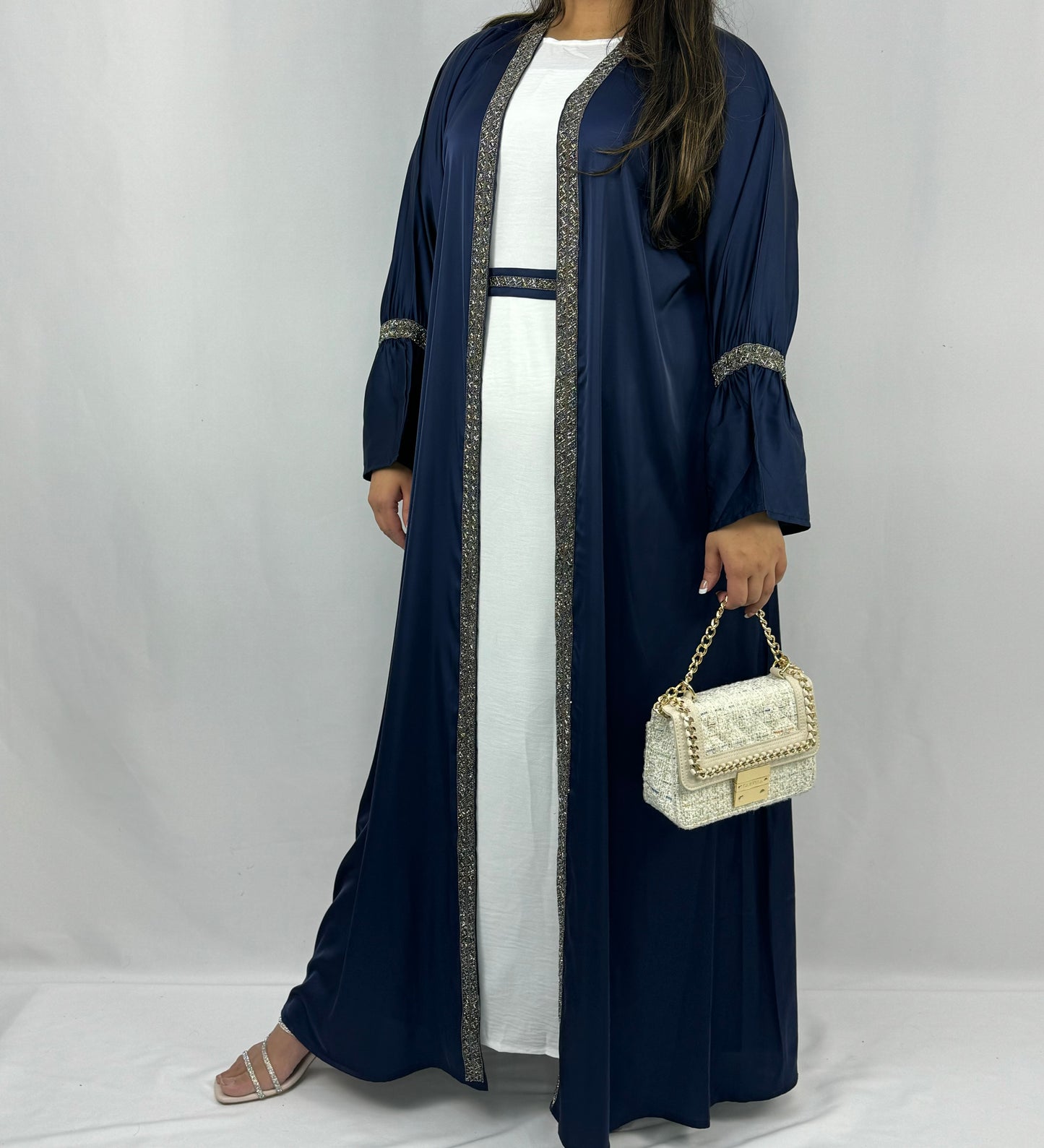 The Haifa Abaya (Midnight Blue)